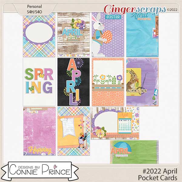#2022 April - Pocket Cards by Connie Prince