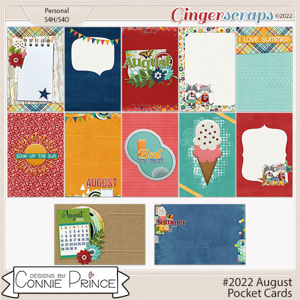 #2022 August - Pocket Cards by Connie Prince