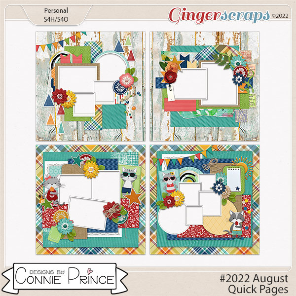 #2022 August - Quick Pages by Connie Prince