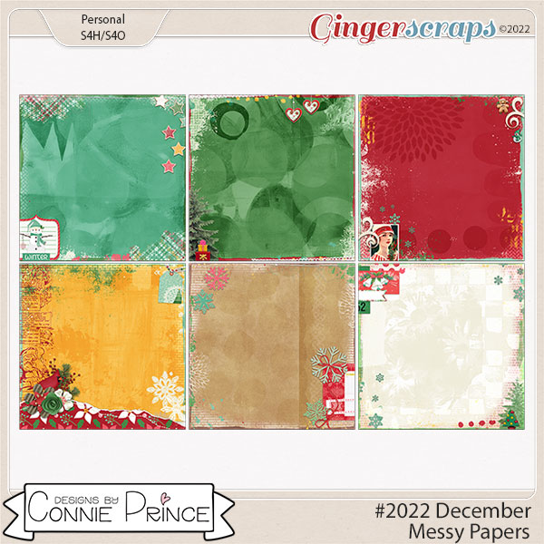 #2022 December - Messy Papers by Connie Prince