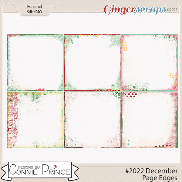 #2022 December - Page Edges by Connie Prince