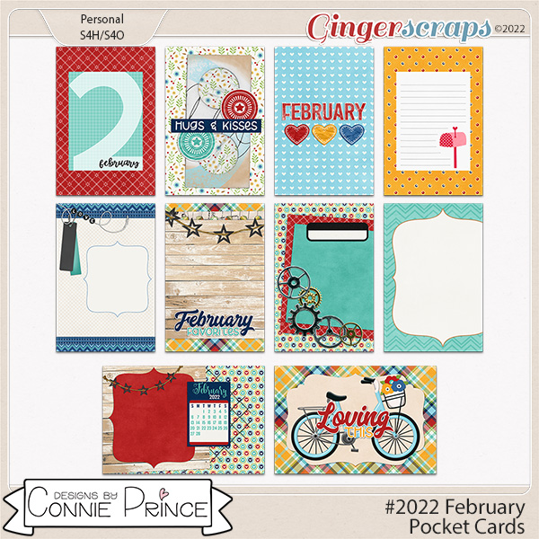 #2022 February - Pocket Cards by Connie Prince