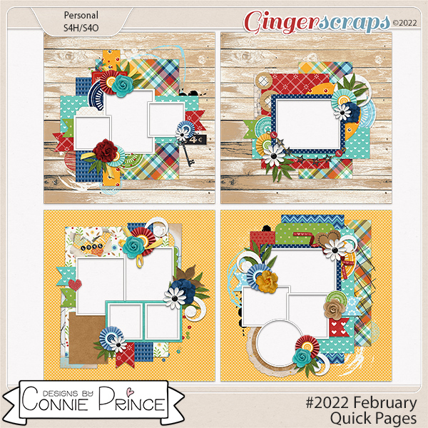 #2022 February - Quick Pages by Connie Prince