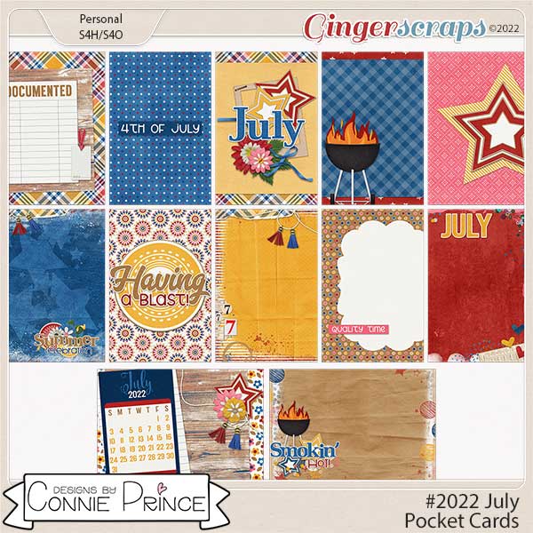 #2022 July - Pocket Cards by Connie Prince