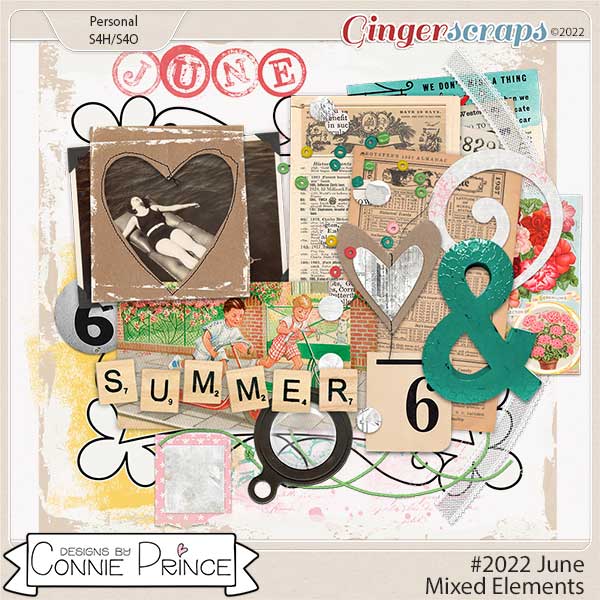 #2022 June - Mixed Element Pack by Connie Prince