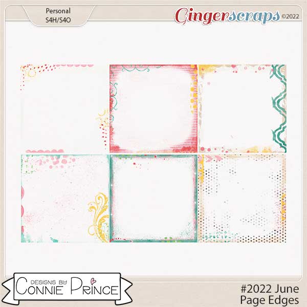 #2022 June - Page Edges by Connie Prince