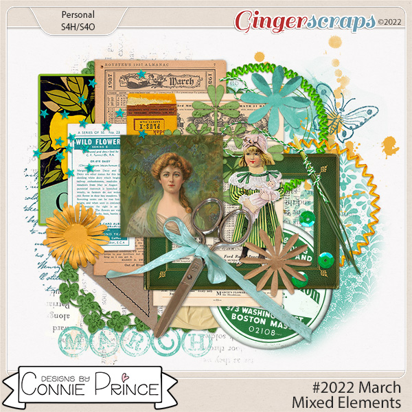 #2022 March - Mixed Element Pack by Connie Prince