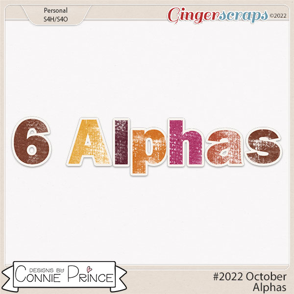 #2022 October - Alpha Pack AddOn by Connie Prince
