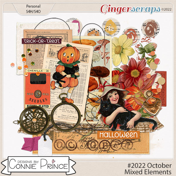 #2022 October - Mixed Element Pack by Connie Prince