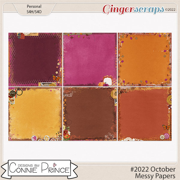 #2022 October - Messy Papers by Connie Prince