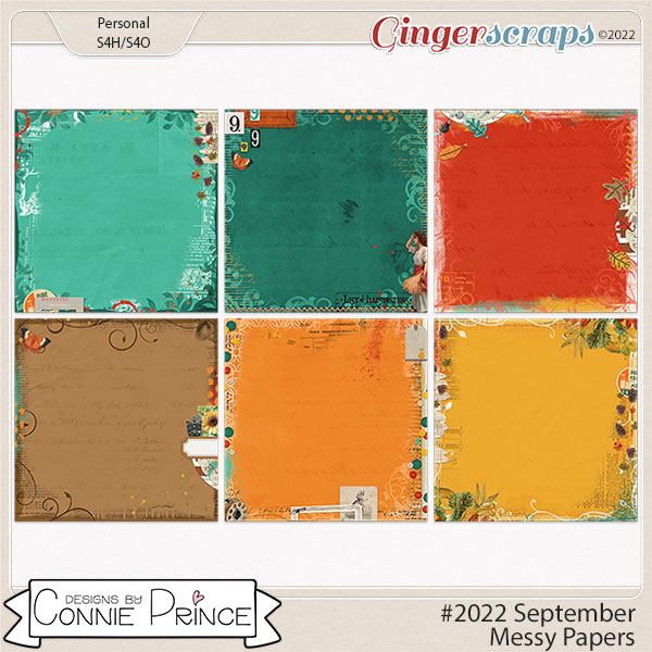 #2022 September - Messy Papers by Connie Prince