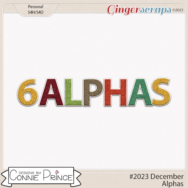 #2023 December - Alpha Pack AddOn by Connie Prince