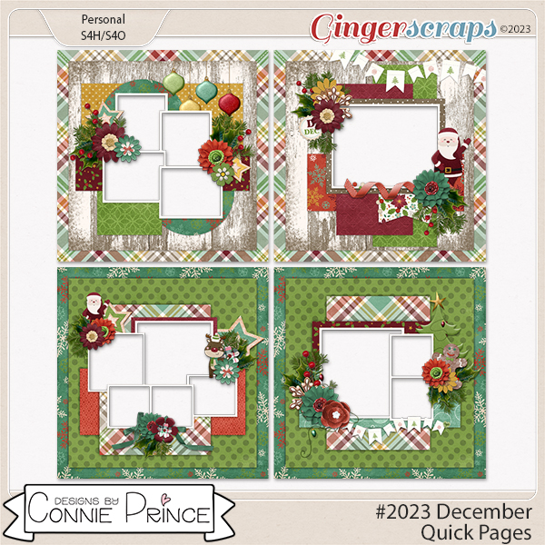 #2023 December - Quick Pages by Connie Prince