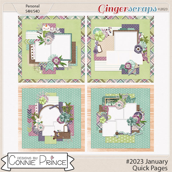 #2023 January - Quick Pages by Connie Prince