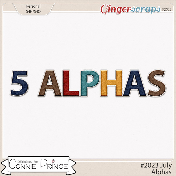 #2023 July - Alpha Pack AddOn by Connie Prince