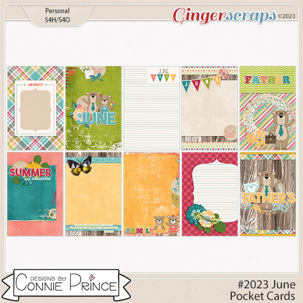 #2023 June - Pocket Cards by Connie Prince