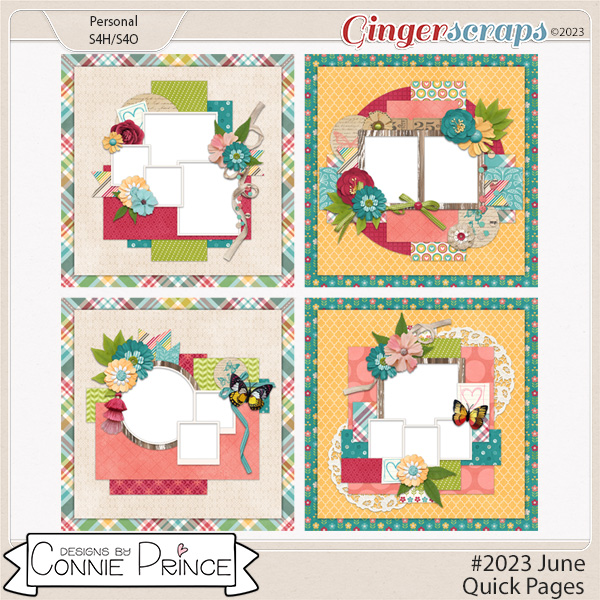 #2023 June - Quick Pages by Connie Prince