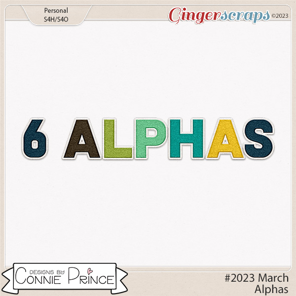 #2023 March - Alpha Pack AddOn by Connie Prince