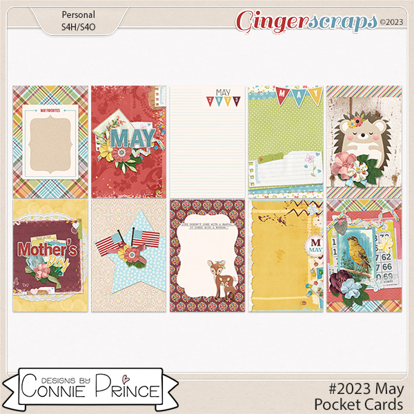 #2023 May - Pocket Cards by Connie Prince