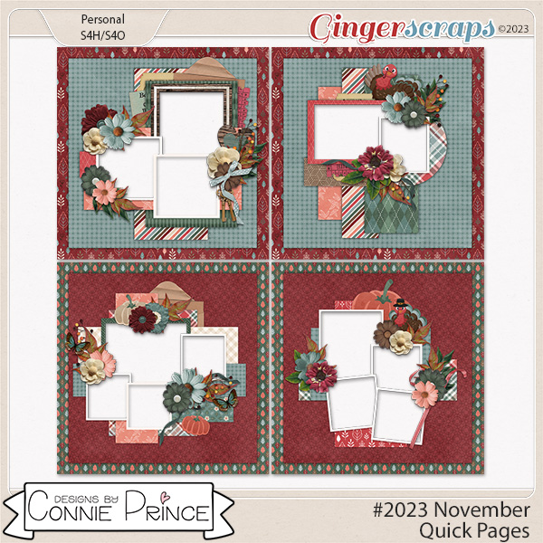 #2023 November - Quick Pages by Connie Prince