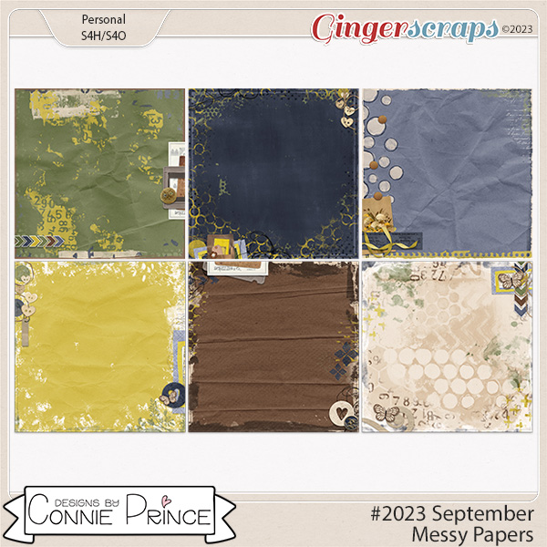 #2023 September - Messy Papers by Connie Prince