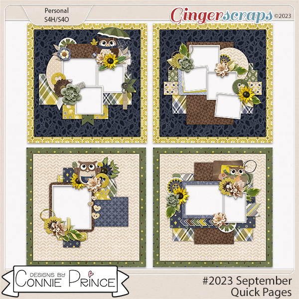 #2023 September - Quick Pages by Connie Prince