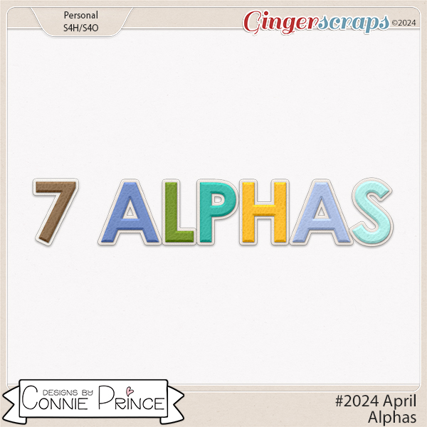 #2024 April - Alpha Pack AddOn by Connie Prince