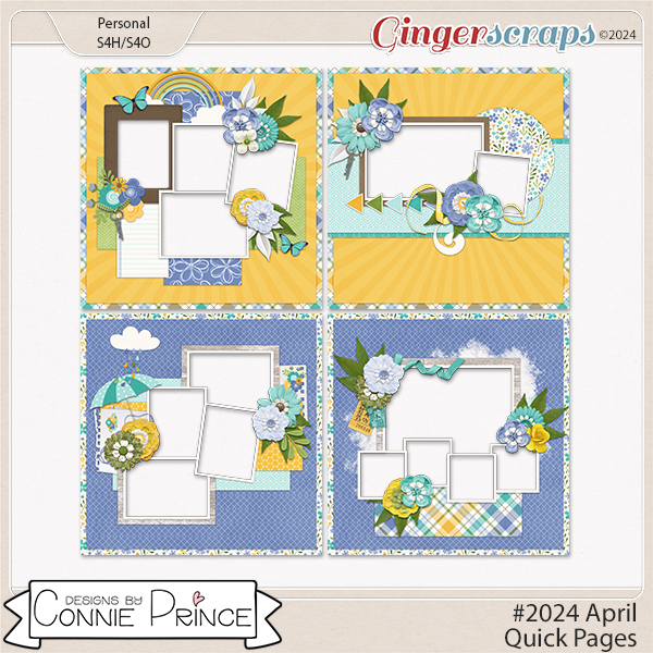 #2024 April - Quick Pages by Connie Prince