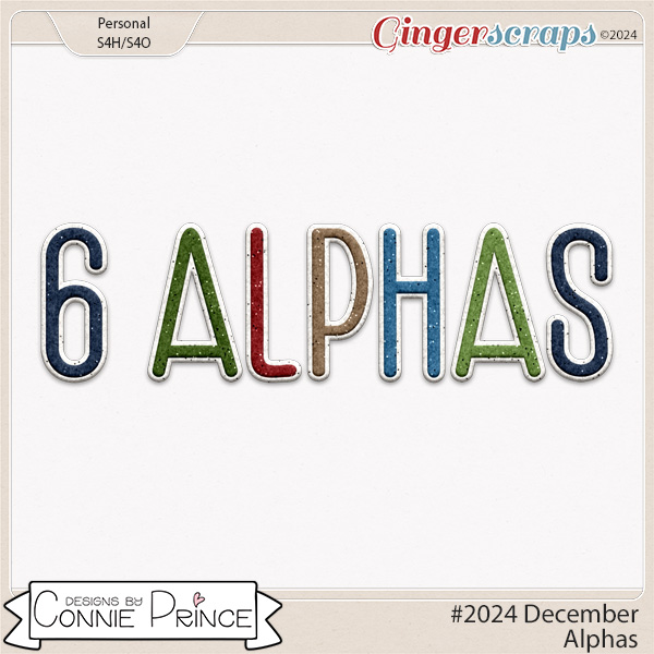 #2024 December - Alpha Pack AddOn by Connie Prince