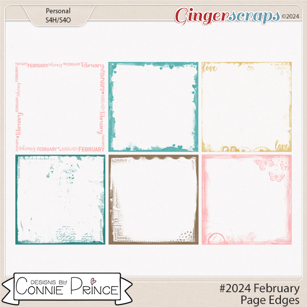 #2024 February - Page Edges by Connie Prince
