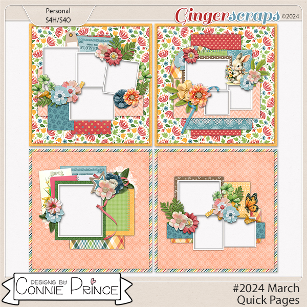 #2024 March - Quick Pages by Connie Prince