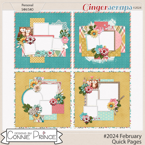 #2024 February - Quick Pages by Connie Prince