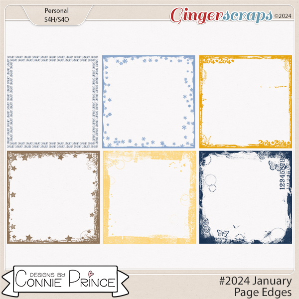 #2024 January - Page Edges by Connie Prince