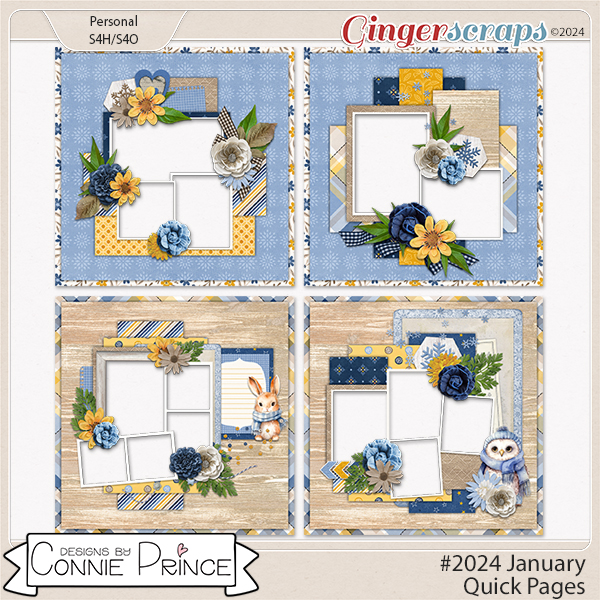 #2024 January - Quick Pages by Connie Prince