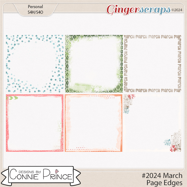 #2024 March - Page Edges by Connie Prince