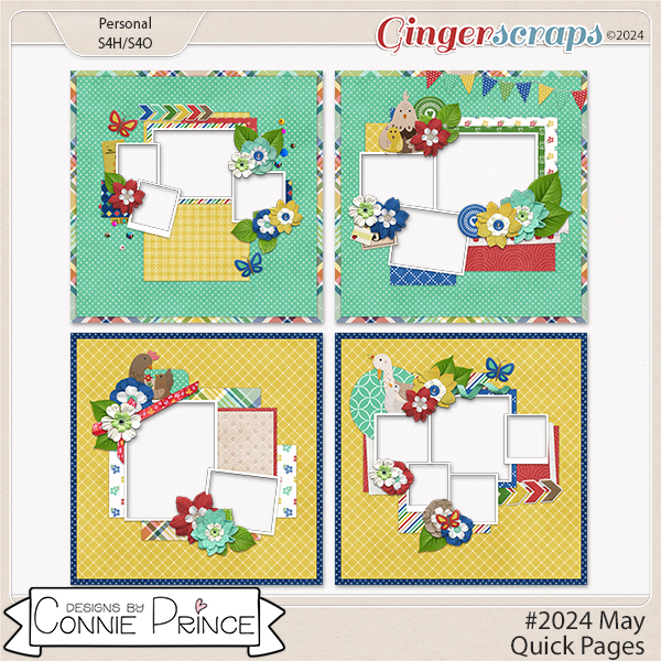 #2024 May - Quick Pages by Connie Prince