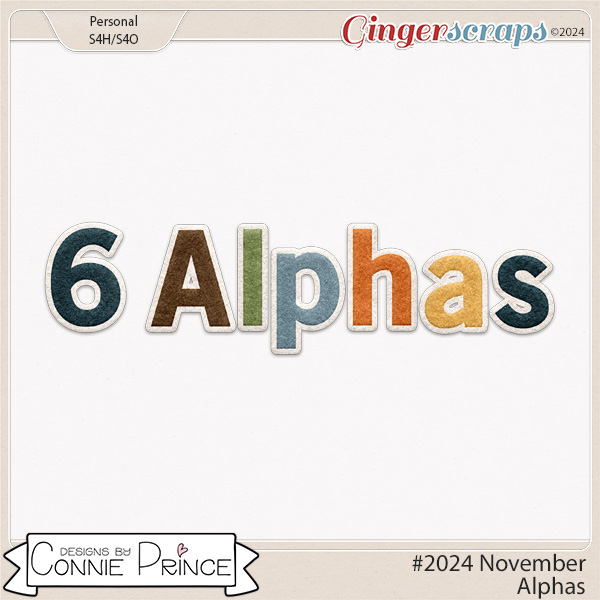 #2024 November - Alpha Pack AddOn by Connie Prince