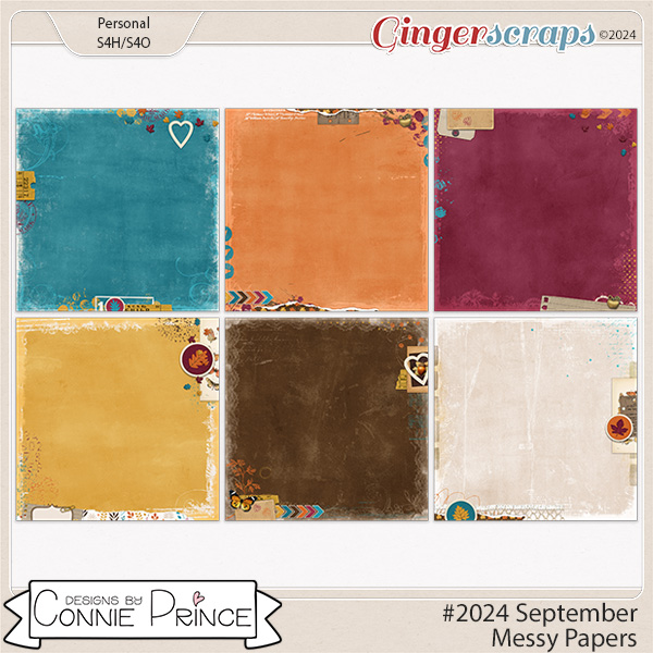#2024 September - Messy Papers by Connie Prince