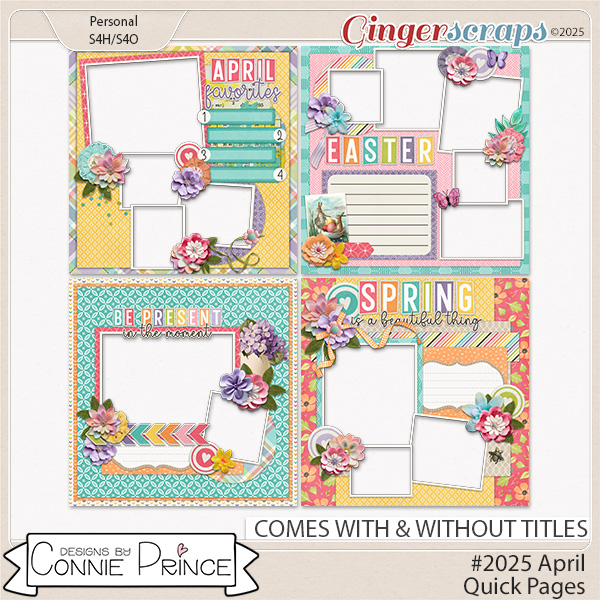 #2025 April – Quick Pages by Connie Prince