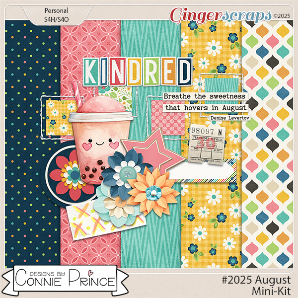 #2025 August - Mini Kit Pack by Connie Prince