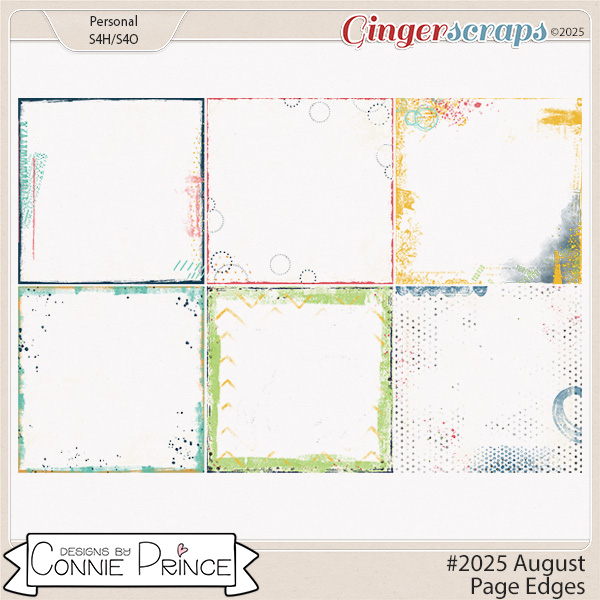 #2025 August - Page Edges by Connie Prince
