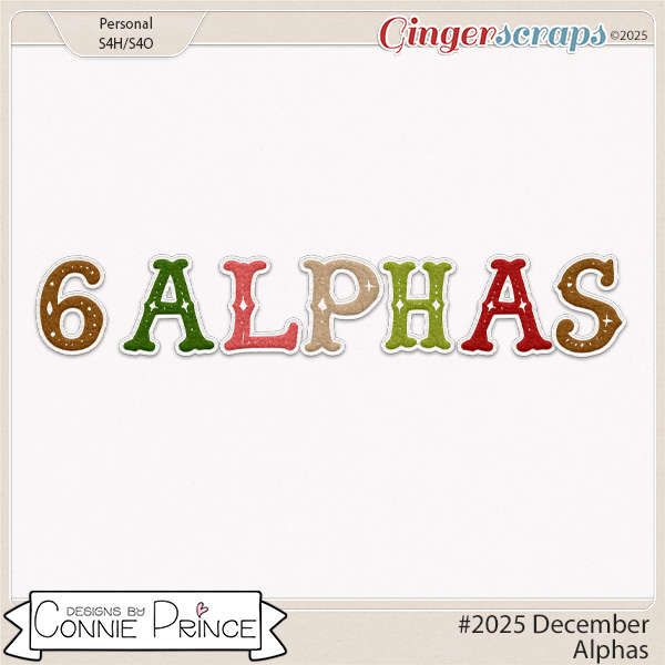 #2025 December - Alpha Pack AddOn by Connie Prince