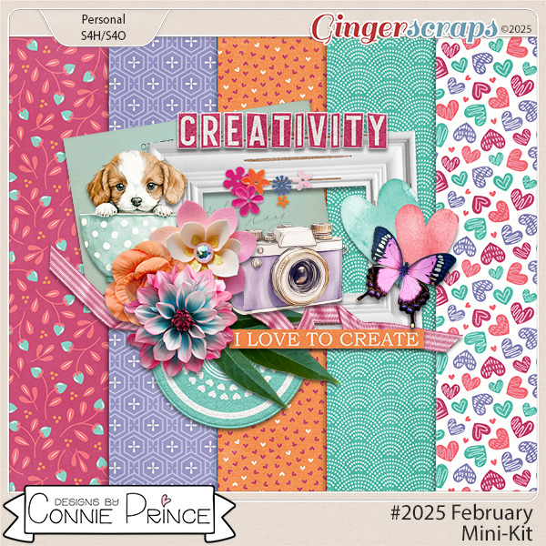 #2025 February - Mini Kit Pack by Connie Prince