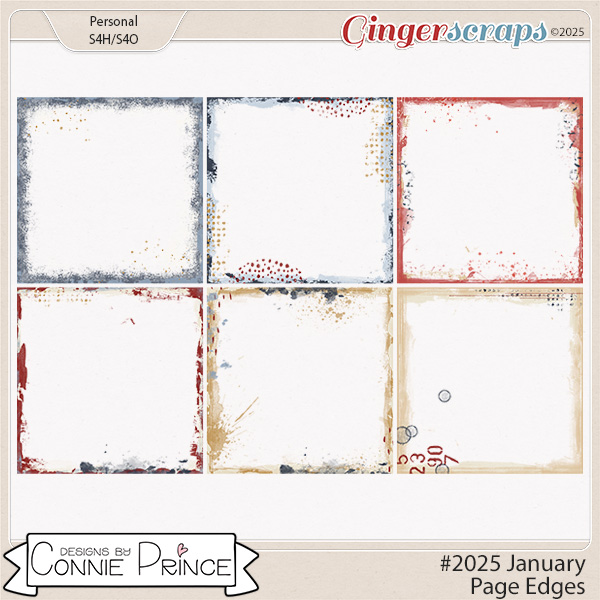 #2025 January - Page Edges by Connie Prince