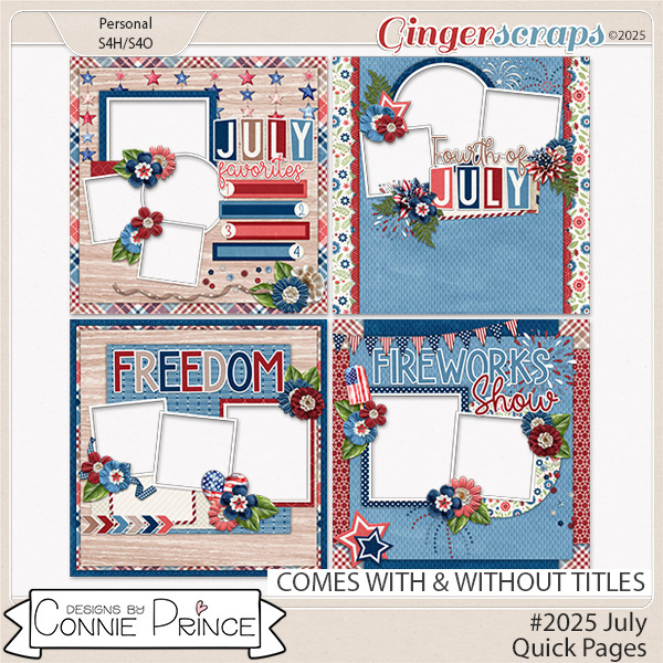 #2025 July – Quick Pages by Connie Prince