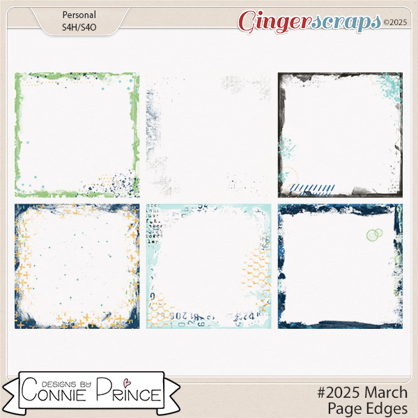 #2025 March - Page Edges by Connie Prince