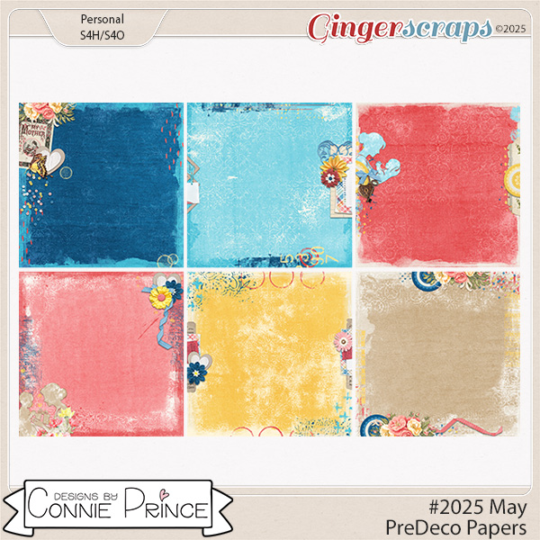 #2025 May - Messy Papers by Connie Prince
