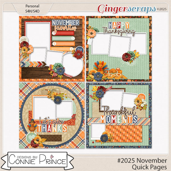 #2025 November - Quick Pages by Connie Prince