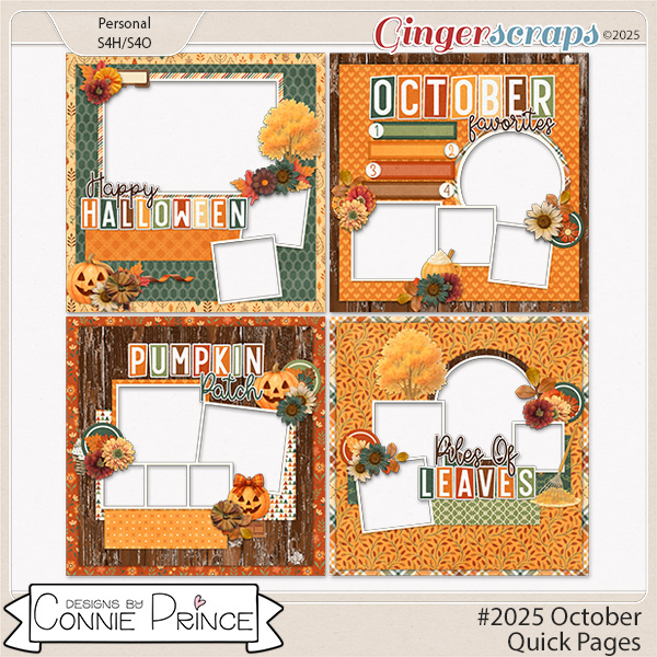 #2025 October - Quick Pages by Connie Prince