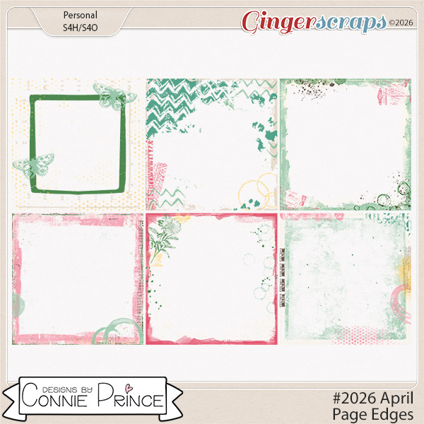 #2026 April - Page Edges by Connie Prince